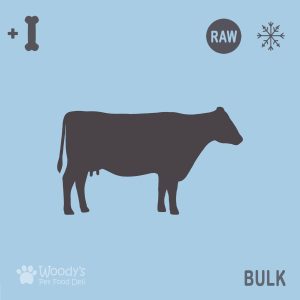Raw Beef with Chicken Bones - Frozen - Bulk - Pet Food