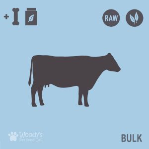 Fresh Raw Beef with Chicken Bones and Supplements - Bulk - Pet Food