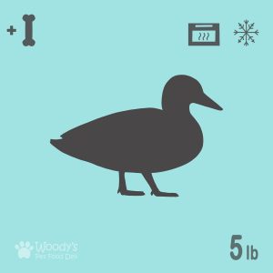Cooked Duck with Bones - Frozen - 5lb - Pet Food