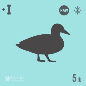 Raw Duck with Bones - Frozen - 5lb - Pet Food