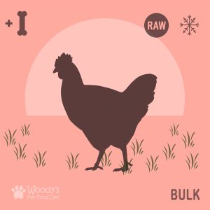 Raw Free Range Chicken with Bones - Bulk - Pet Food