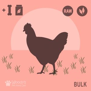 Fresh Free Range Chicken with Bones and Supplements - Bulk - Pet Food