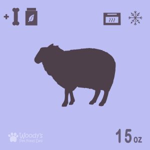 Cooked Lamb with Bones and Supplements - Frozen - 15oz - Pet Food