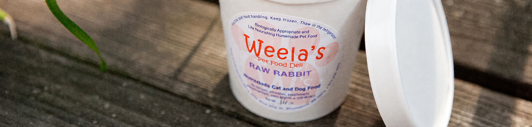 Raw or Cooked Pet Food at Weela's Pet Deli